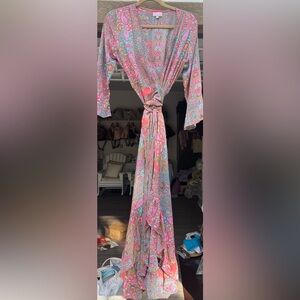 Colorful Paisley Maxi Dress